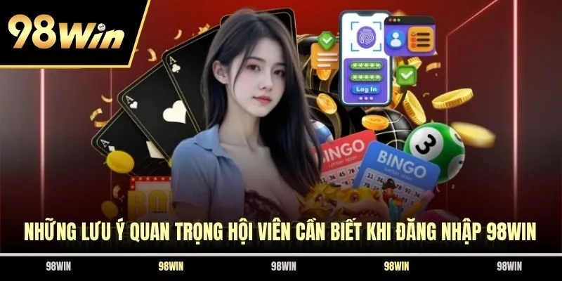 Những lưu ý quan trọng hội viên cần biết khi đăng nhập 98WIN